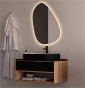 AZARIO Зеркало Молекула Лайт 569х796 LED-00002862 диммер, подсветка, бесконтактный сенсор LED-00002862