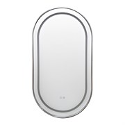 AZARIO Зеркало с подсветкой в ванную Джоли 500х900х30 АZ-LED012825 цвет хром глянцевый АZ-LED012825