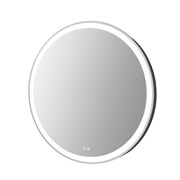 AZARIO Зеркало с подсветкой в ванную Юлия 800х800х30 АZ-LED013125 цвет черный матовый АZ-LED013125