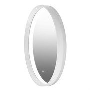 AZARIO Зеркало с подсветкой в ванную Ольга 700х700х70 АZ-LED013525 цвет белый матовый АZ-LED013525