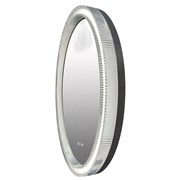 AZARIO Зеркало с подсветкой в ванную Грей 800х800х50 АZ-LED010325 цвет серый матовый АZ-LED010325