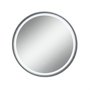 AZARIO Зеркало с подсветкой в ванную Брэд 600х600х30 АZ-LED012325 цвет серый матовый АZ-LED012325