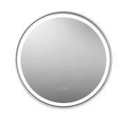 AZARIO Зеркало с подсветкой в ванную Брэд 600х600х30 АZ-LED012425 цвет белый матовый АZ-LED012425