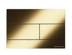 CERAMICA NOVA Кнопка смыва Баланс (Balance), клавиши Прямоугольники (Rect), цвет брашированная золото, арт. CN12-004BG CN12-004BG