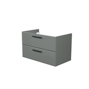 IDDIS Тумба подвесная, 80 см, серый, Слайд Икс (Slide X), SLX80G0i95 подходит умыв. 4518000i28 SLX80G0i95