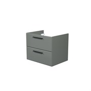 IDDIS Тумба подвесная, 60 см, серый, Слайд Икс (Slide X), SLX60G0i95 подходит умыв. 4516000i28 SLX60G0i95