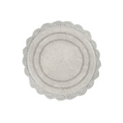 IDDIS Коврик для ванной комнаты, 65 см, круг, хлопок, серый, DR02C65i12 DR02C65i12