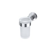 IDDIS Стакан одинарный, матовое стекло, хром глянцевый, Виндзор (Windsor), WINSCG1i45 WINSCG1i45