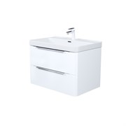 IDDIS Тумба с умывальником, подвесная, 80 см, белый, Клауд Икс (Cloud X), CLX80W0i95K подходит умыв. 0178000i28 CLX80W0i95K