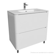 IDDIS Тумба напольная, белая, 80 см, Эдифис (Edifice), EDI80WFi95. Подходит ум. 0108000i28 EDI80WFi95