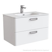 IDDIS Тумба подвесная, белая, 80 см, Брик (Brick), BRI80W0i95. Подходит умывальник: 0108000i28 BRI80W0i95