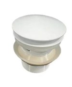 ASTRA-FORM Click-Clack Донный клапан для ванн (Покрытие ГЕЛЬ), белый глянц Astra-Form 8010048