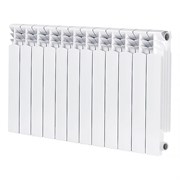 AZARIO Радиатор биметаллический BM500/100 12 секций, белый (BM500/100/12) BM500/10/12