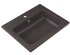 STYLE LINE Умывальник LINE 600*480 кварц, серый шелк СС-00002505