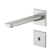 TIMO Смеситель для раковины встроенный, сенсорный Caisa никель (9073/13SM) 9073/13SM