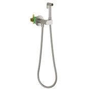 TIMO Смеситель встроенный с гигиеническим душем Caisa никель (9137/13SM) 9137/13SM