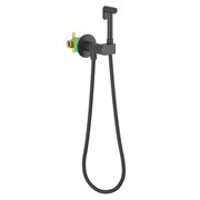 TIMO Смеситель встроенный с гигиеническим душем Caisa черный (9137/03SM) 9137/03SM