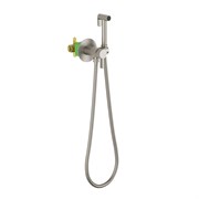 TIMO Смеситель встроенный с гигиеническим душем Caisa никель (9038/13SM) 9038/13SM