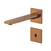 TIMO Смеситель для раковины встроенный, сенсорный Caisa розовое золото (9073/19SM) 9073/19SM
