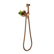 TIMO Смеситель встроенный с гигиеническим душем Caisa розовое золото (9038/19SM) 9038/19SM