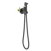 TIMO Смеситель встроенный с гигиеническим душем Luiro черный (1837/03SM) 1837/03SM