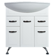RUSH Тумба напольная 75 Белый глянец (д/раковины Style 75) (FIS18175W) FIS18175W