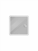 BELBAGNO Зеркало с встроенным светильником, сенсорным выключателем и линзой SPC-MAR-800-800-LED-TCH-LNZ, 12V, 220-240V, 800x30x800 SPC-MAR-800-800-LED-TCH-LNZ