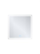 BELBAGNO Зеркало с встроенным светильником, сенсорным выключателем и подогревом SPC-GRT-800-800-LED-3000K-TCH-WARM, 12V, 220-240V, 800x30x800 SPC-GRT-800-800-LED-3000K-TCH-WARM