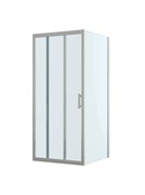 BELBAGNO Uno-195 Душевой уголок квадратный размер 90x90 см, двери раздвижные, профиль - хром / стекло - матовое UNO-195-AF-31-90-P-Cr