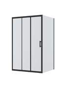 BELBAGNO Uno-195 Душевой уголок прямоугольный размер 120x80 см, двери раздвижные, профиль - черный матовый / стекло - прозрачное UNO-195-AHF-31-120/80-C-NERO