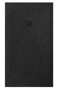 ESBANO Flat Поддон прямоугольный размер 100x80 см, черный ESPFT108B