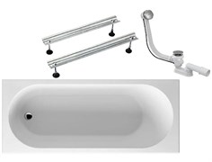 RAVAK SET-набор акриловая ванна SONATA 180x70 с опорой и сливом-переливом 70508038