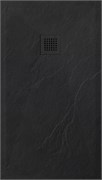 ESBANO Flat Поддон квадратный размер 100x100 см, черный ESPFT100B