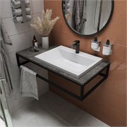 MADERA Belise 60 Раковина мебельная и на столешницу ширина 60 см, цвет белый 4627173210997