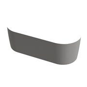 CEZARES Metauro Передняя панель для акриловой ванны METAURO-Central-180-SCR-GRIGIO, 180x5x40 METAURO-Central-180-SCR-GRIGIO