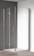CEZARES ECO-O-AS-1 Душевой уголок прямоугольный двери складные, стекло 6 мм, устанавливается на левую или правую стороны