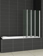 CEZARES PRATICO-V4 Душевые шторки для ванн складные, стекло 5 мм, устанавливается на левую или правую стороны