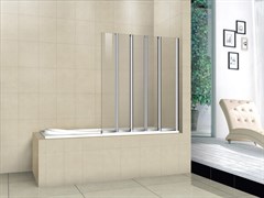 CEZARES PRATICO-V-5-R Душевые шторки для ванн складные, стекло 5 мм, правый вариант