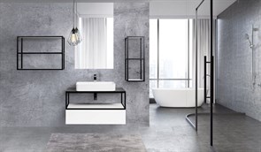 CEZARES Cadro Металлический каркас под раковину, 100x46x30