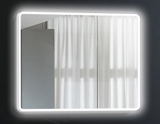 ESBANO Led Зеркало, ШВГ: 100x80х5, LED-подсветка, антизапотевание