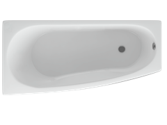 AQUATEK Пандора  Акриловая ванна на каркасе, слив-перелив в комплекте, с панелью. Левая ориентация
