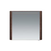 AM.PM Sensation, зеркало, зеркальный шкаф, левый, 80 см, с подсветкой, табачный дуб, текстур