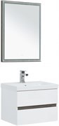 AQUANET Беркли 60 Комплект мебели для ванной комнаты (зеркало дуб рошелье)