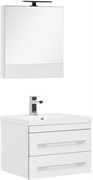 AQUANET Верона NEW 58 Комплект мебели для ванной комнаты (подвесной 2 ящика)