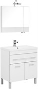 AQUANET Верона NEW 75 Комплект мебели для ванной комнаты (напольный 1 ящик 2 дверцы)