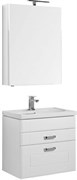 AQUANET Рондо 70 Комплект мебели для ванной комнаты (2 ящика, зеркало камерино)