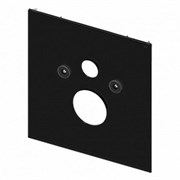 TECE Стеклянная панель TECElux для установки стандартного унитаза, черная