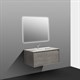 BLACK&WHITE Мебель U909.1000 основной шкаф, Hopper металлический ящик, кварцевая / раковина (994x582x450) - фото 108906