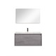 BLACK&WHITE Мебель U909.1000 основной шкаф, Hopper металлический ящик, кварцевая / раковина (994x582x450) - фото 108907