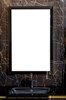 ARMADIART Зеркало Dolce Глянцевый черный 105x70см - фото 109666